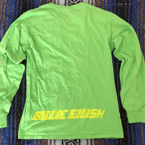 Billie Eilish Long-sleeve Concert Tee Shirt - Picture 6 of 7